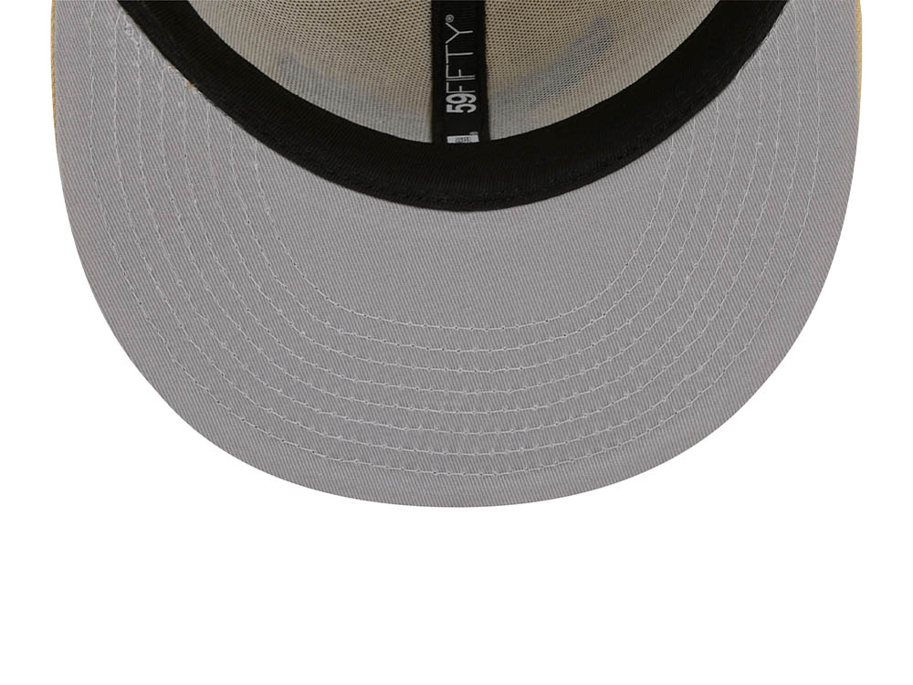 New Era Philadelphia Eagles Pro Bowl Honolulu 1987 Raffia Front Vegas Gold Edition 59Fifty Fitted Cap
