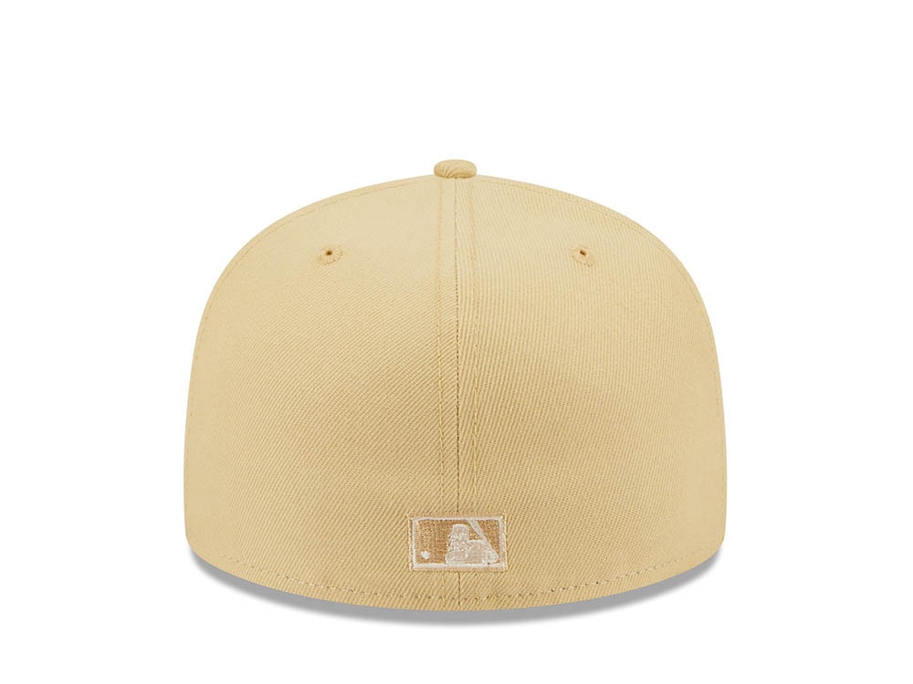 New Era Colorado Rockies 20th Anniversary Raffia Front Vegas Gold Edition 59Fifty Fitted Cap