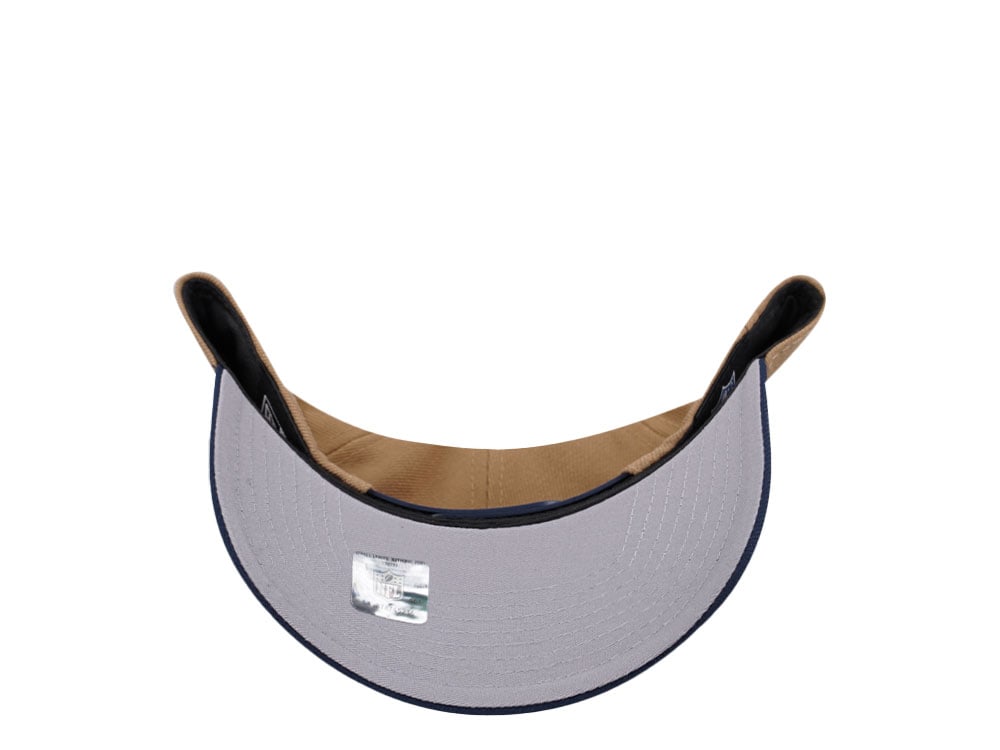 New Era New England Patriots Khaki Two Tone Edition 9Forty A Frame Snapback Cap