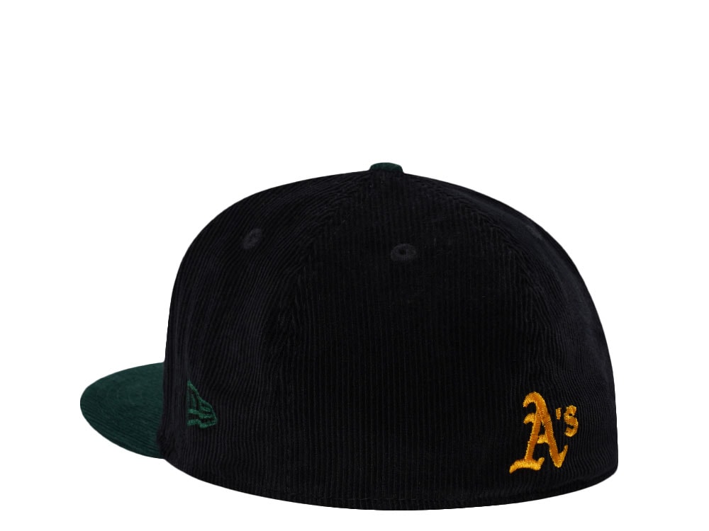 New Era Oakland Athletics World Series 1989 Corduroy Black Two Tone Edition 59Fifty Fitted Cap