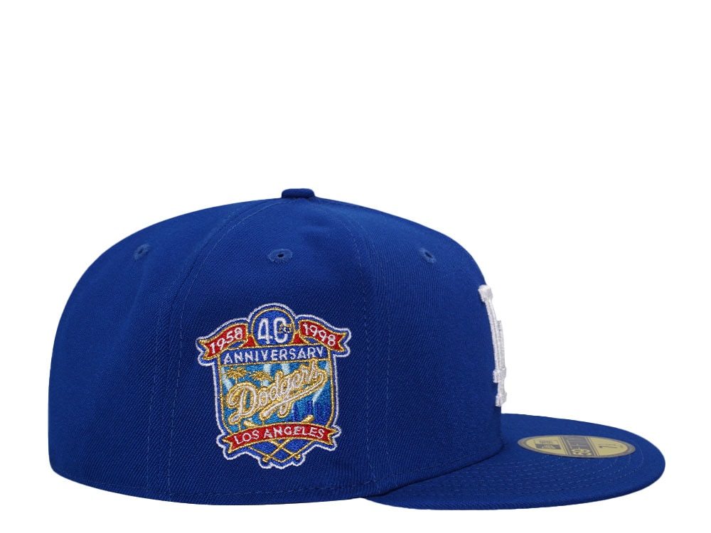 New Era Los Angeles Dodgers 40th Anniversary Royal Classic Edition 59Fifty Fitted Cap