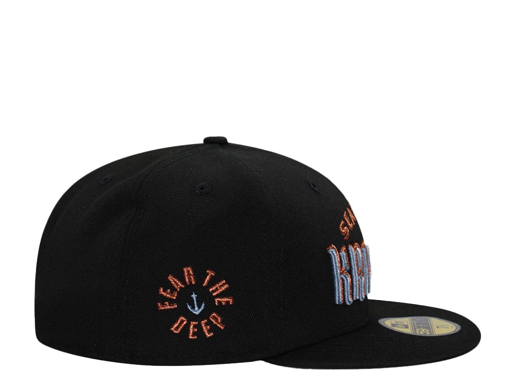 New Era Seattle Kraken Fear the Deep Metallic Prime Edition 59Fifty Fitted Cap