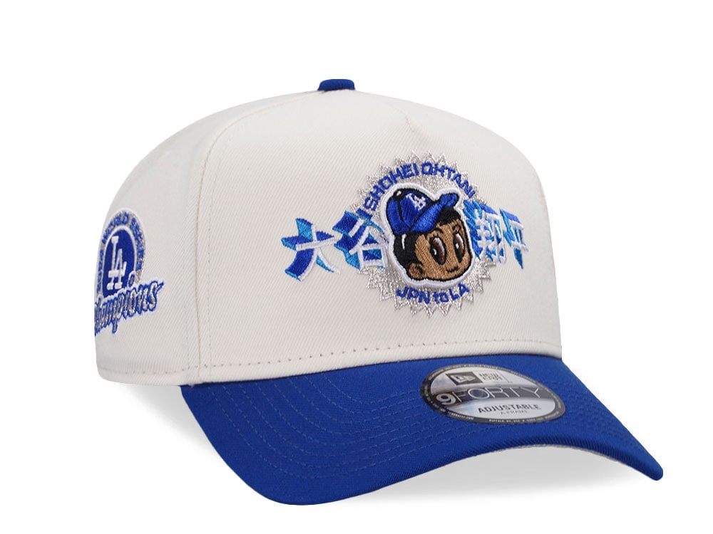 New Era Los Angeles Dodgers Shohei Ohtani Silver Chrome Two Tone Edition 9Forty A Frame Snapback Cap