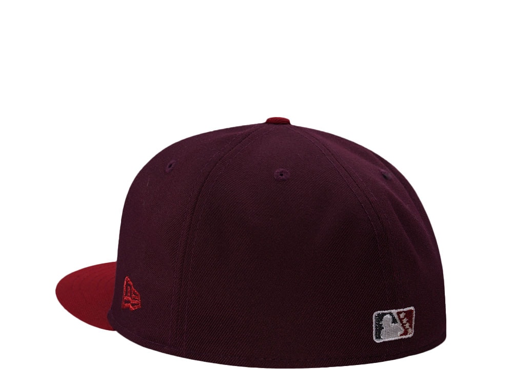 New Era Sugarland Space Cowboys Maroon Two Tone Edition 59Fifty Fitted Cap