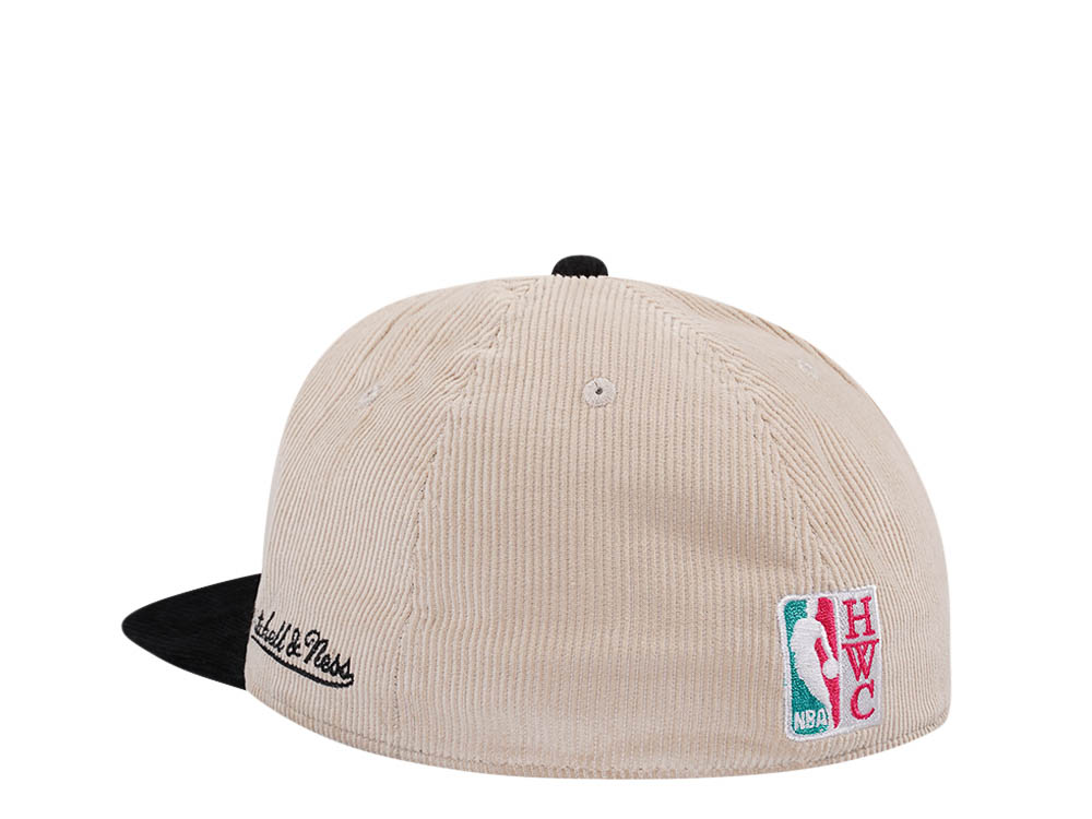 Mitchell & Ness Vancouver Grizzlies Inaugural Season 96 Two Tone Hardwood Classic Cord Edition Dynasty Fitted Cap