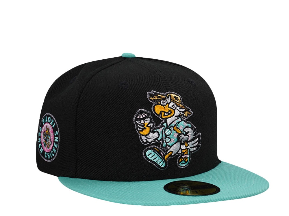 New Era Biloxi Beach Chickens Summer Two Tone Edition 59Fifty Fitted Cap