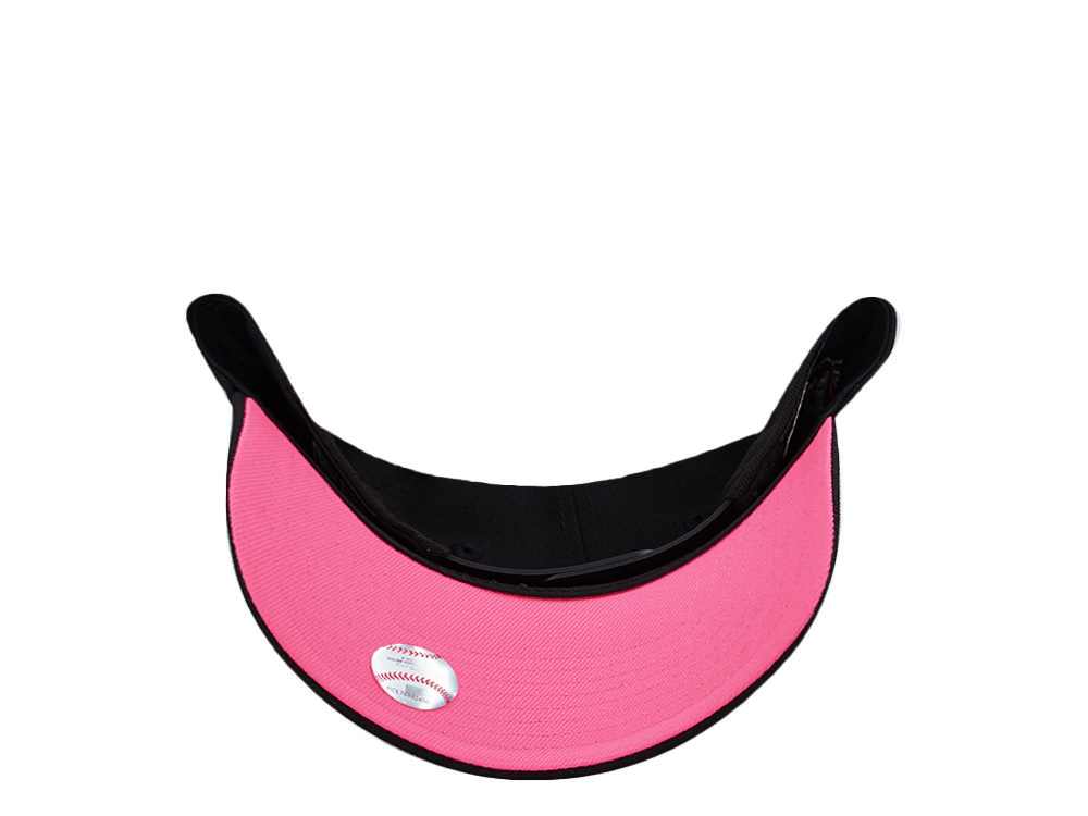 New Era Arizona Diamondbacks Inaugural Season Pink Glow Black Prime Edition 9Forty A Frame Snapback Cap