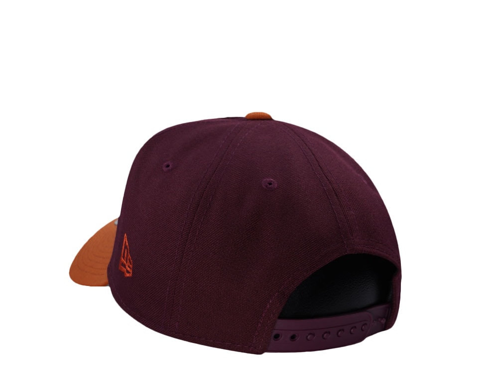 New Era Seattle Mariners All Star Game 2001 Maroon Rust Two Tone Edition 9Forty A Frame Snapback Cap