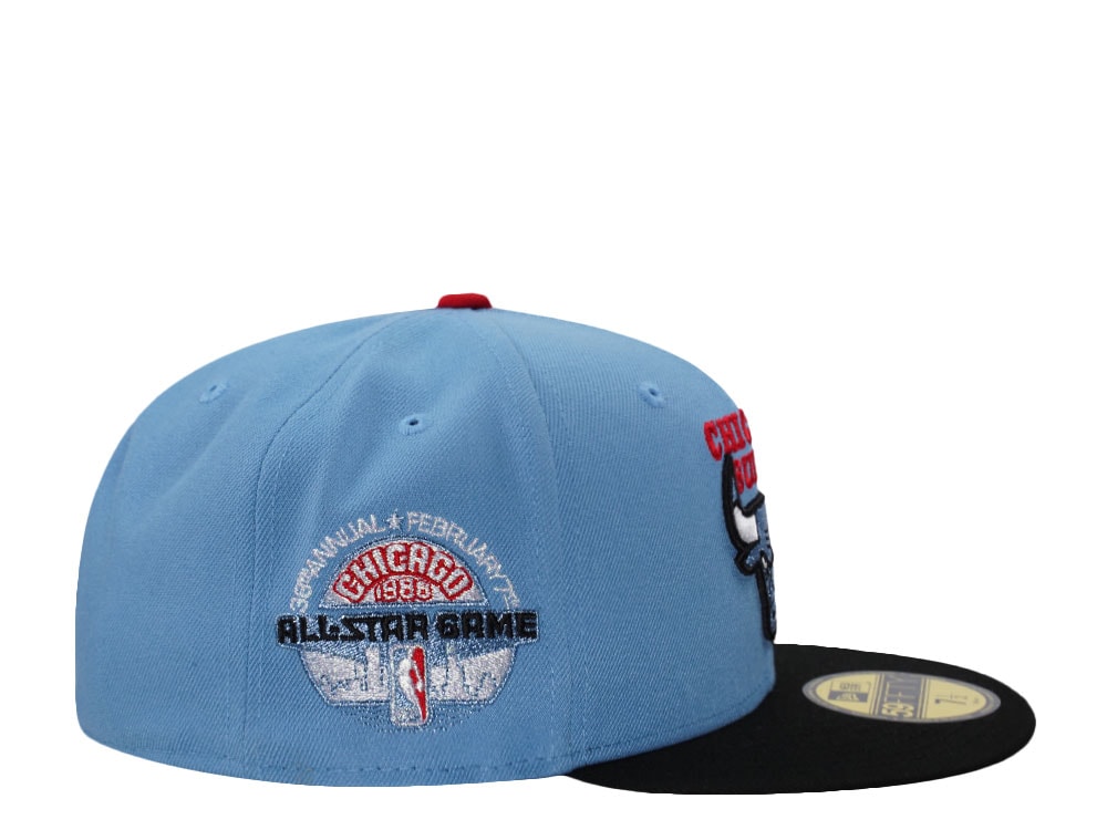 New Era Chicago Bulls All Star Game 1988 Sky Blue Two Tone Edition 59Fifty Fitted Cap