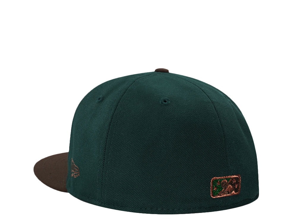 New Era Fresno Grizzlies Growlifornia Republic Dark Green Two Two Edition 59Fifty Fitted Cap