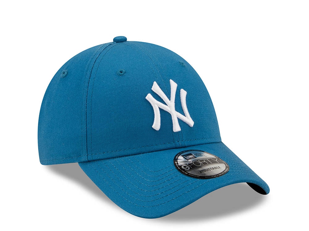New Era New York Yankees Teal League Essential 9Forty Strapback Cap