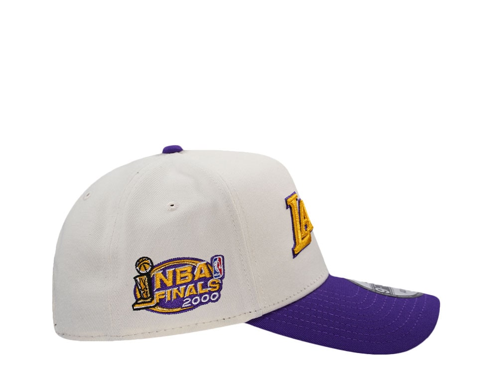New Era Los Angeles Lakers NBA Finals 2000 Two Tone Edition 9Forty A Frame Snapback Cap