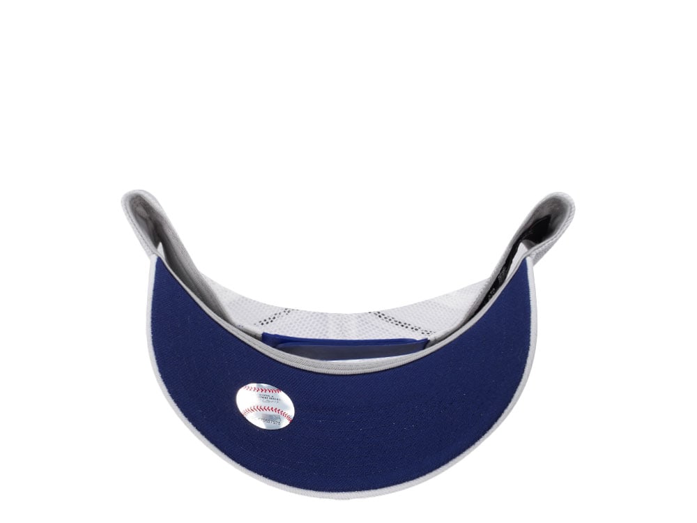 Nike Los Angeles Dodgers Primetime Dri-Fit Rise White Edition Trucker Snapback Cap