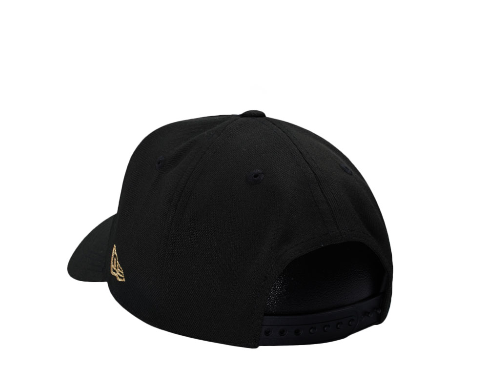 New Era Pittsburgh Pirates Black Gold Edition 9Forty A Frame Snapback Cap
