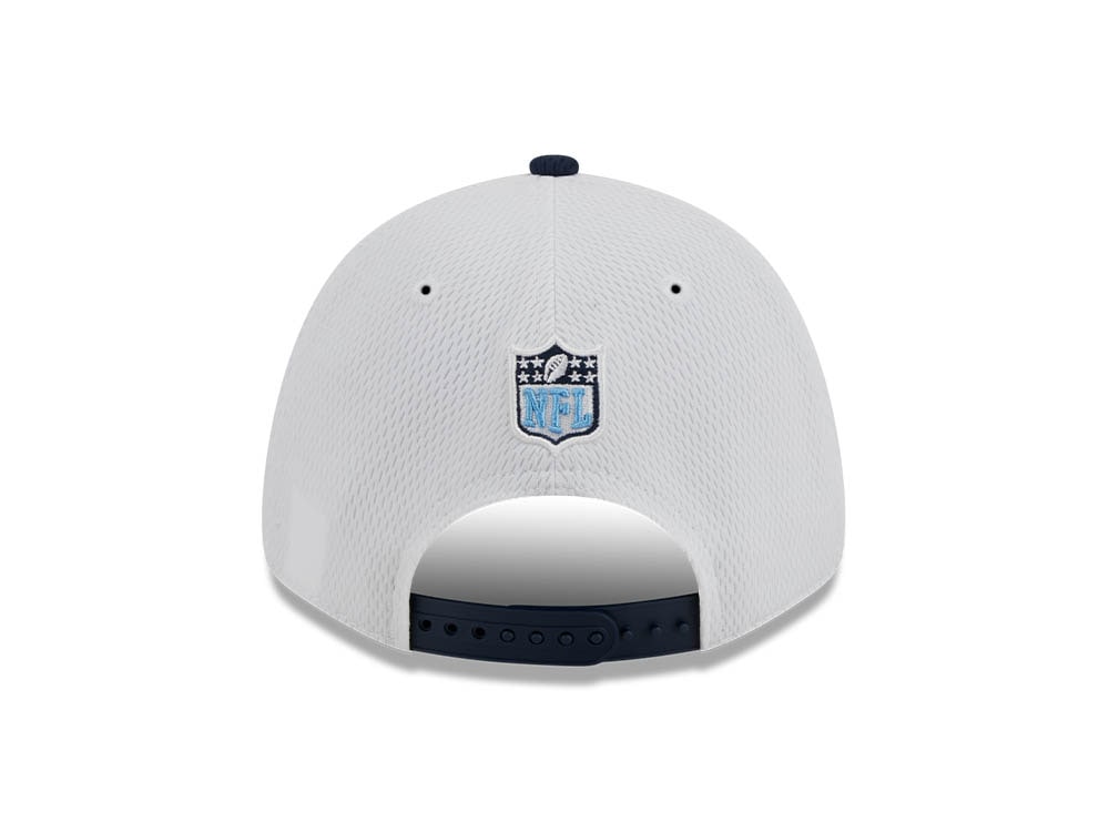 New Era Tennessee Titans NFL Sideline 2023 Navy White  9Forty Snapback Cap