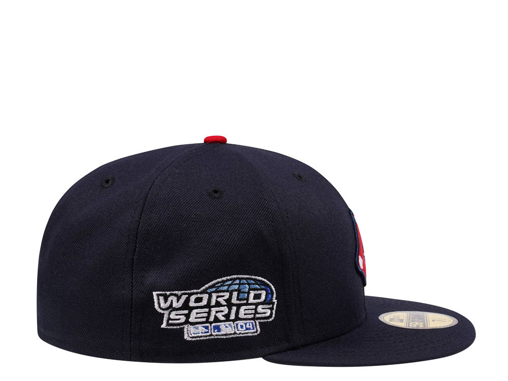 New Era Boston Red Sox World Series 2004 Navy and Red Edition 59Fifty Fitted Cap