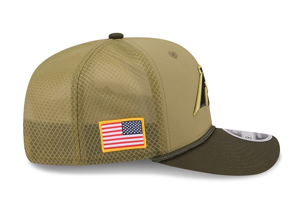 New Era Carolina Panthers Salute To Service 2025 9Seventy Snapback Cap