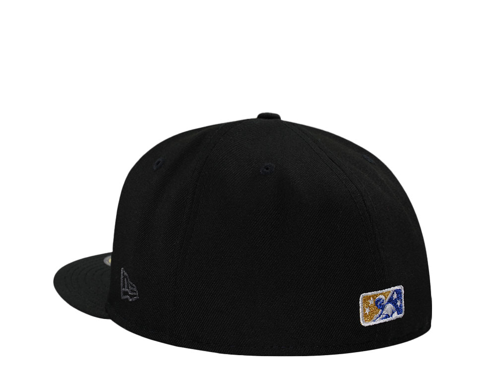 New Era Great Falls Electrics Metallic Blue Edition 59Fifty Fitted Cap
