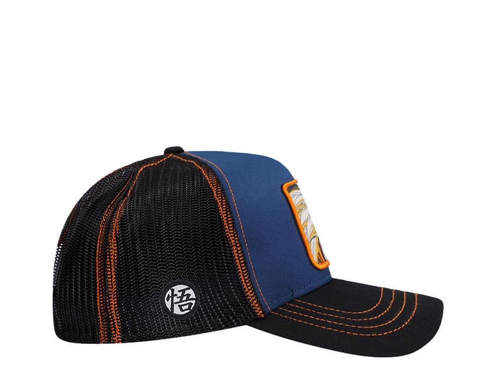 Capslab Dragon Ball Z Goku Blue/Black Trucker Snapback Cap