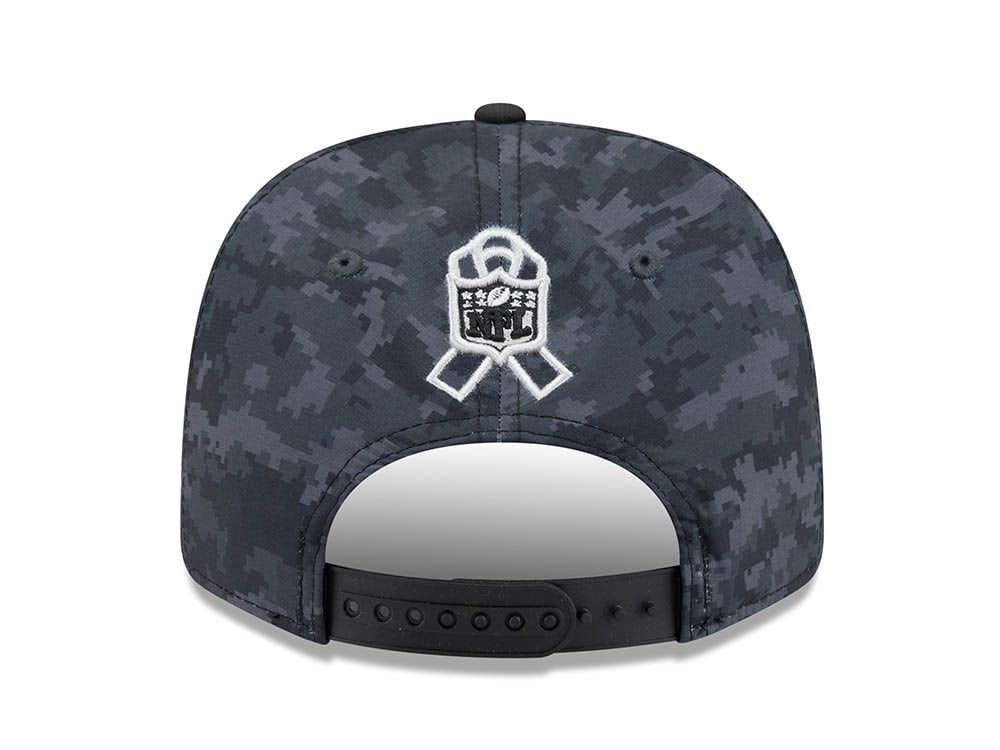 New Era Carolina Panthers NFL Salute to Service 2026 Digi Camo Black 9Seventy Stretch Snapback Cap