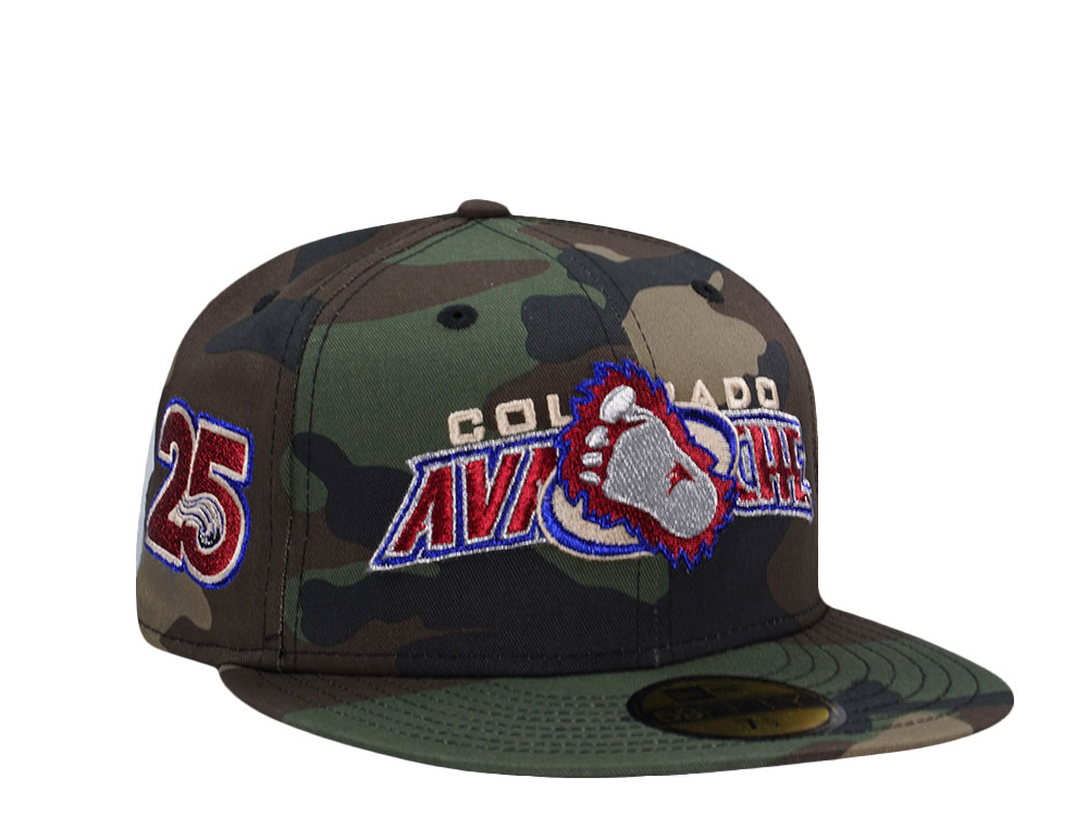 New Era Colorado Avalanche 25th Anniversary Camo Prime Edition 59Fifty Fitted Cap