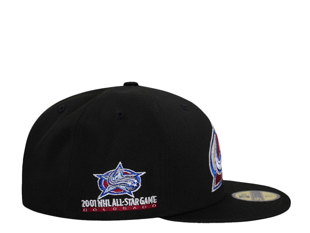 New Era Colorado Avalanche All Star Game 2001 Black Prime Edition 59Fifty Fitted Cap