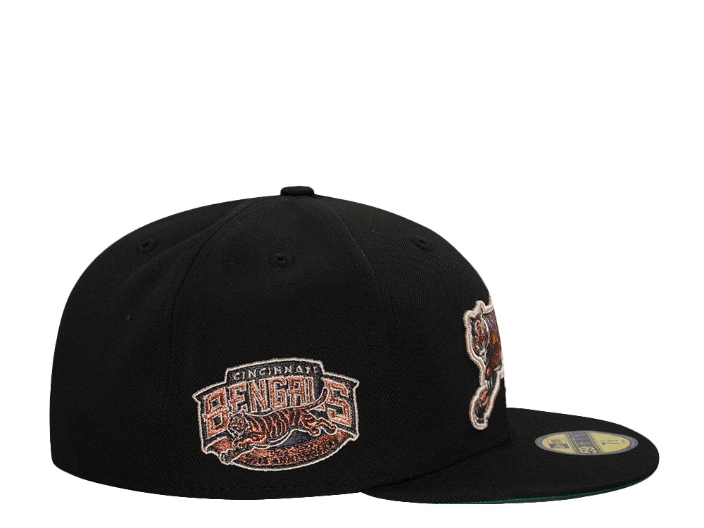 New Era Cincinnati Bengals 20th Anniversary Black Copper Edition 59Fifty Fitted Cap