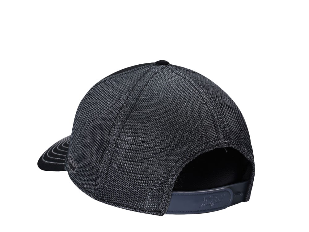 Hatfield Original Script Black Gray Trucker Snapback Cap