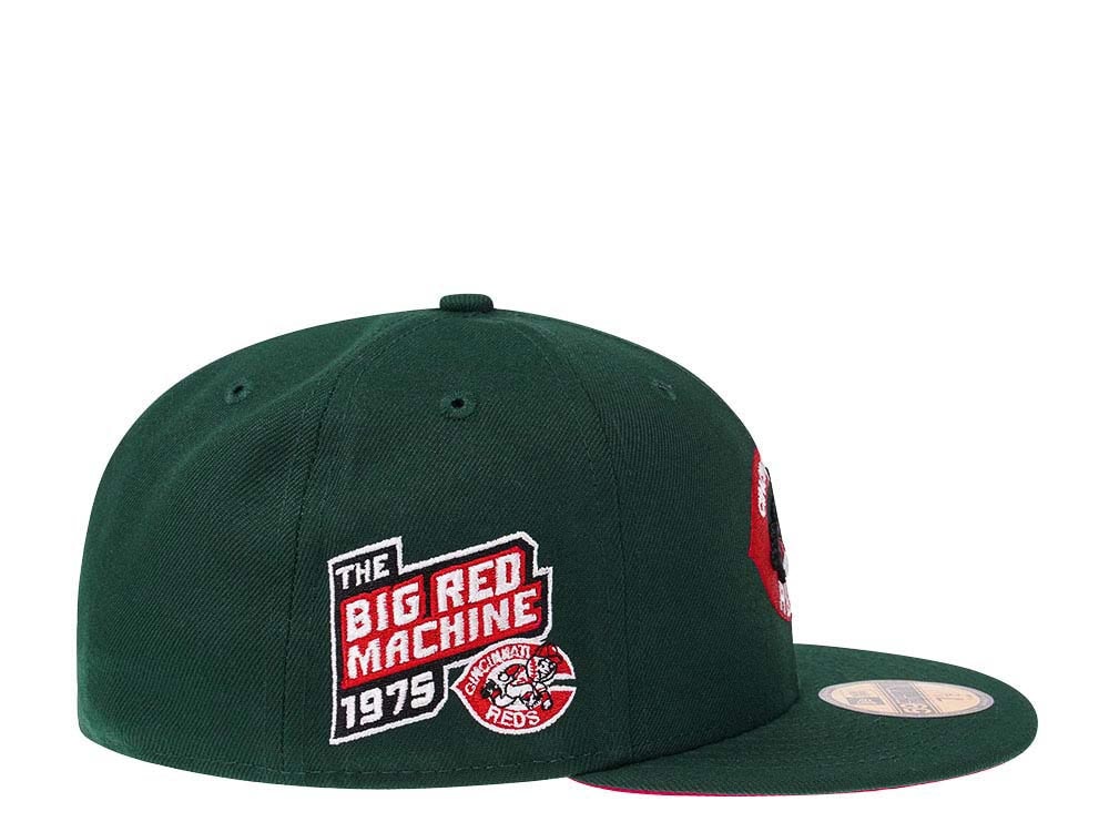 New Era Cincinnati Reds Big Red Machine Green and Red Edition 59Fifty Fitted Cap
