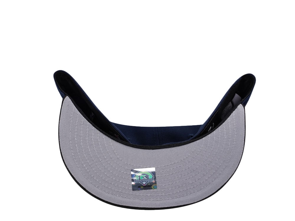 New Era Clearwater Threshers Navy Metallic Two Tone Edition 59Fifty Fitted Cap
