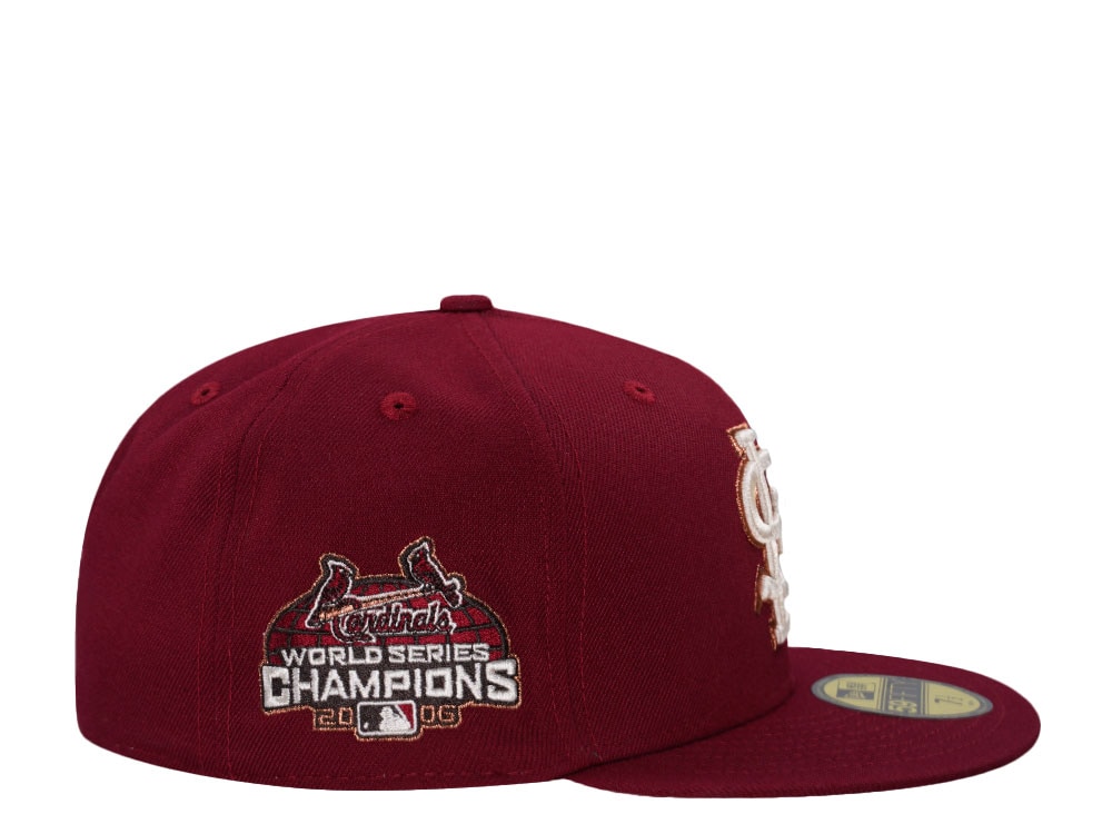 New Era St Louis Cardinals World Series Champions 2006 Smooth Red Edition 59Fifty Fitted Cap