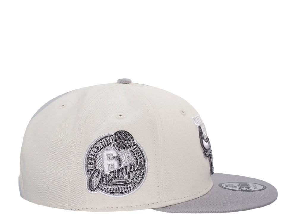 New Era Chicago Bulls 6x Champs Chrome Two Tone Edition 9Fifty Snapback Cap