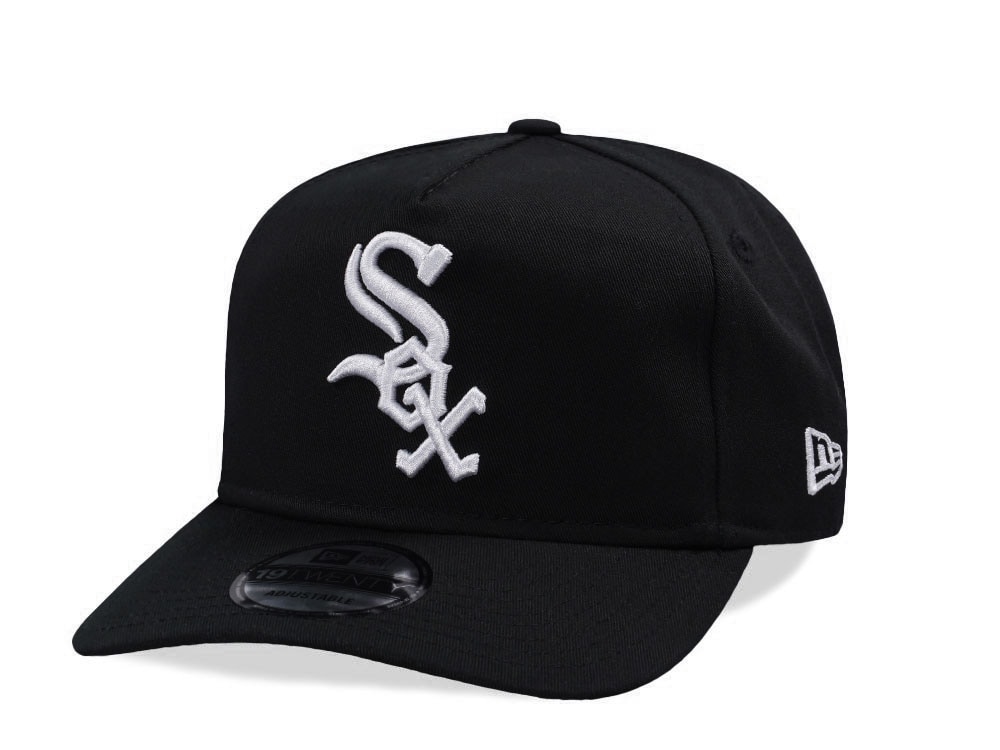 New Era Chicago White Sox Black Classic Edition 19Twenty A Frame Snapback Cap