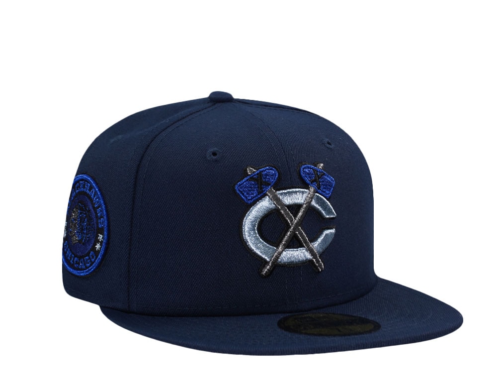 New Era Chicago Blackhawks Navy Prime Edition 59Fifty Fitted Cap
