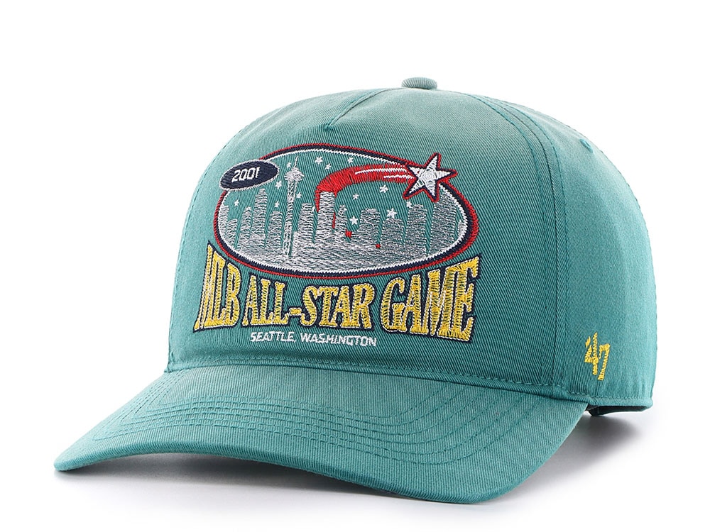 47 Brand Seattle Mariners All Star Game 2001 Midsummer Classic Tailgate Teal Hitch Snapback Cap