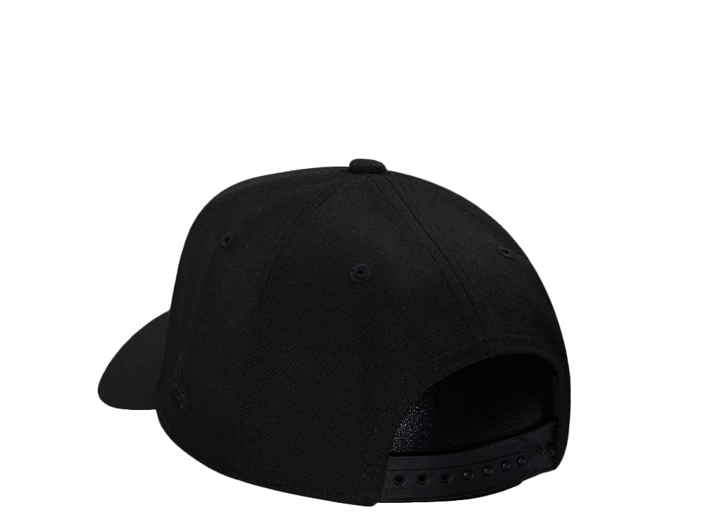 New Era New York Mets Est 1962 Black Metallic Edition 9Forty A Frame Snapback Cap