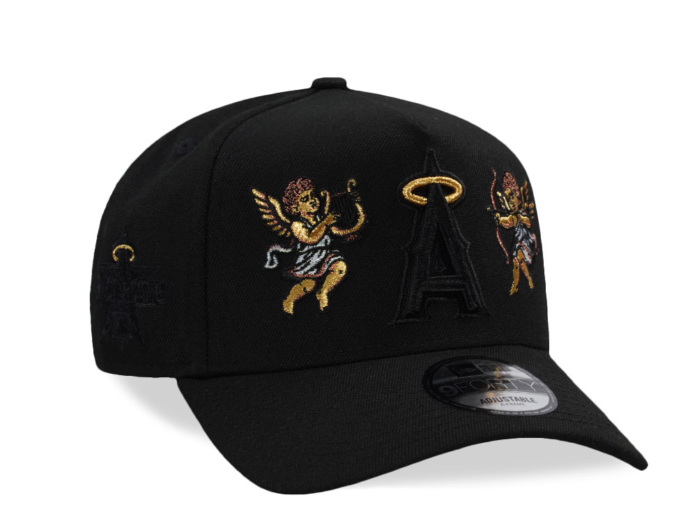 New Era Anaheim Angels All Star Game 2010 Cupids Black Prime Edition 9Forty A Frame Snapback Cap