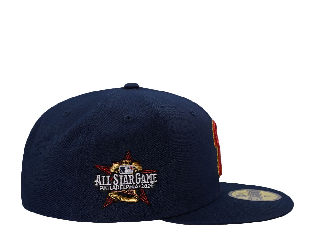 New Era Philadelphia Phillies All Star Game 2026 Navy Prime Edition 59Fifty Fitted Cap
