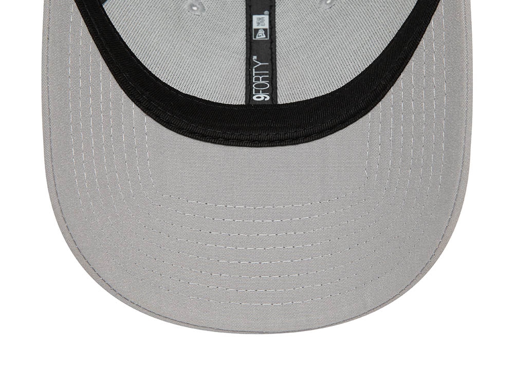 New Era AC Milan Gray Seasonal Pop 9Forty Strapback Cap