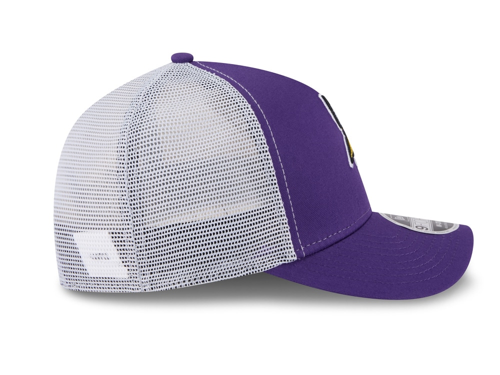 New Era Minnesota Vikings Official Team Color Edition 9Forty M Crown A Frame Trucker Snapback Cap