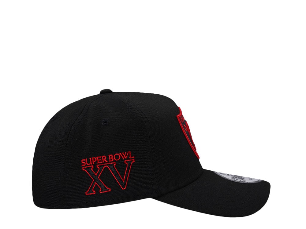 New Era Las Vegas Raiders Super Bowl XV Red Detail Edition 9Forty A Frame Snapback Cap
