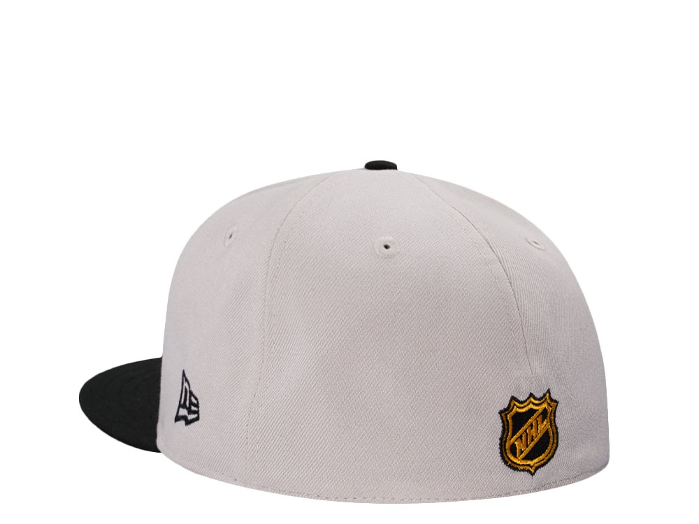 New Era Pittsburgh Penguins Stanley Cup Champions 1991 Stone Two Tone Edition 59Fifty Fitted Cap