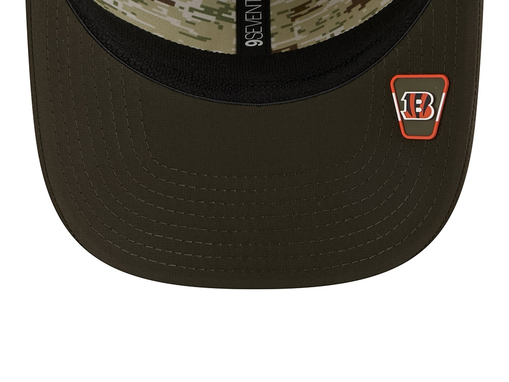 New Era Cincinnati Bengals Salute To Service 2025 9Seventy Snapback Cap