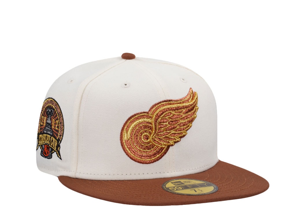 New Era Detroit Red Wings Stanley Cup 2002 Chrome Two Tone Edition 59Fifty Fitted Cap