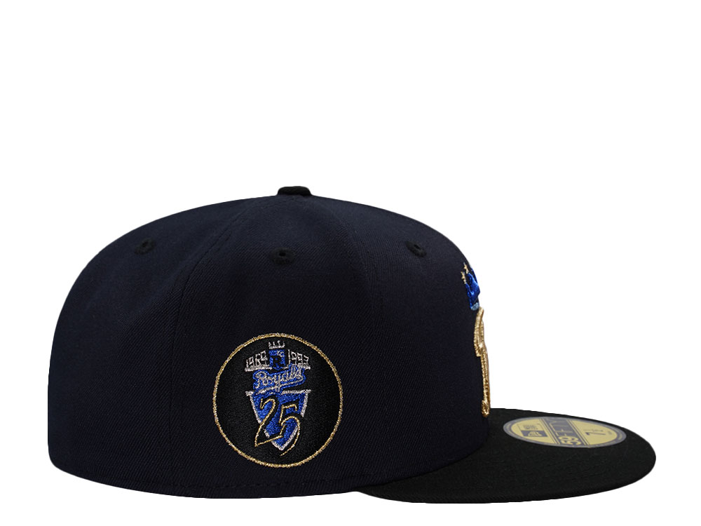 New Era Kansas City Royals 25th Anniversary Navy Two Tone Edition 59Fifty Fitted Cap