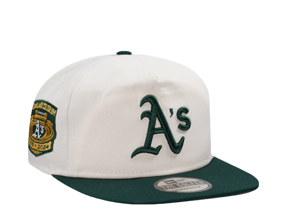 New Era Oakland Athletics Coliseum Chrome Two Tone Edition Golfer Snapback Cap