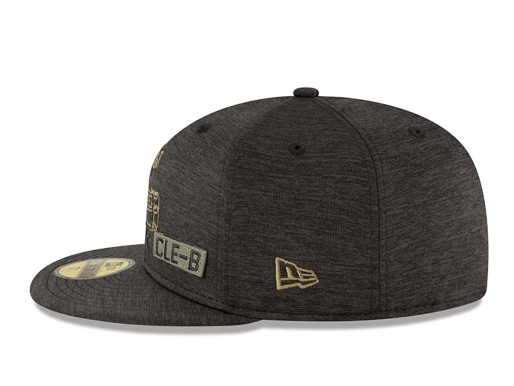 New Era Cleveland Browns Salute to Service 2020 Fitted 59Fifty Cap