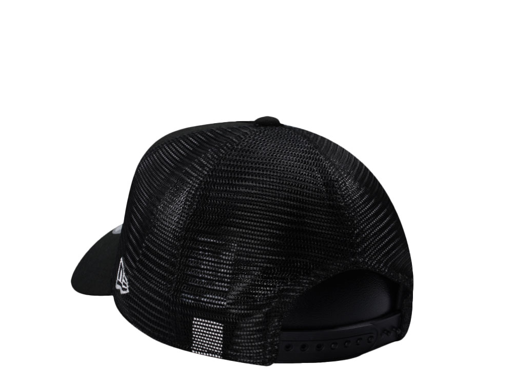 New Era Toronto Maple Leafs Black Prime Edition 9Forty A Frame Trucker Snapback Cap