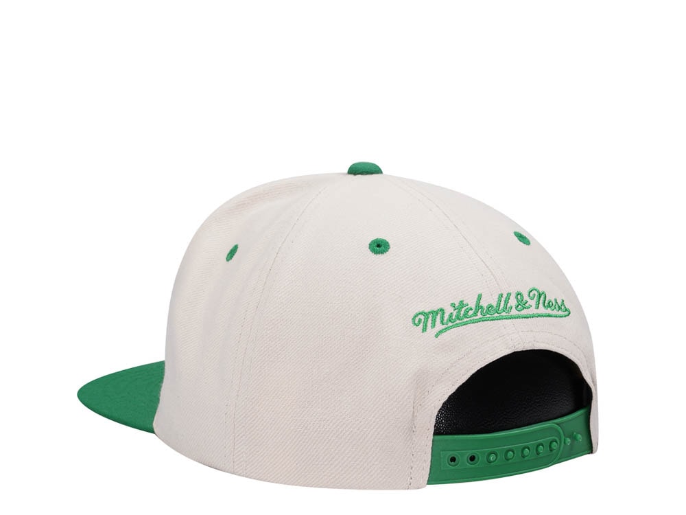 Mitchell & Ness Seattle Supersonics Sail Off White Two Tone Snapback Cap