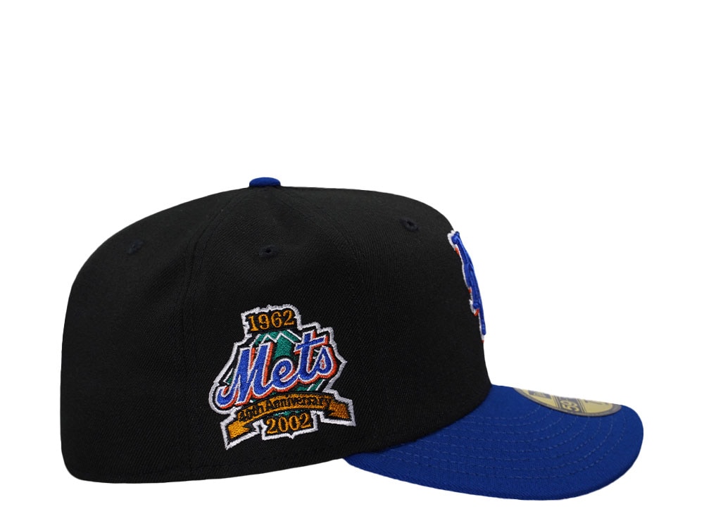 New Era New York Mets World Series 1962 Black Two Tone Edition 59Fifty Pre Curved Fitted Cap